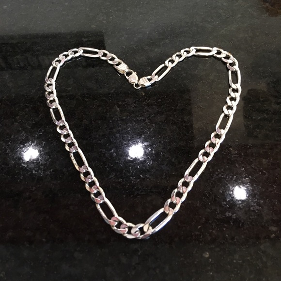 Italian Sterling Silver Other - Sterling Silver Figaro Chain (20”)